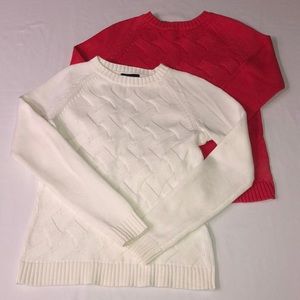 Two Lands’ End Drifter Sweaters